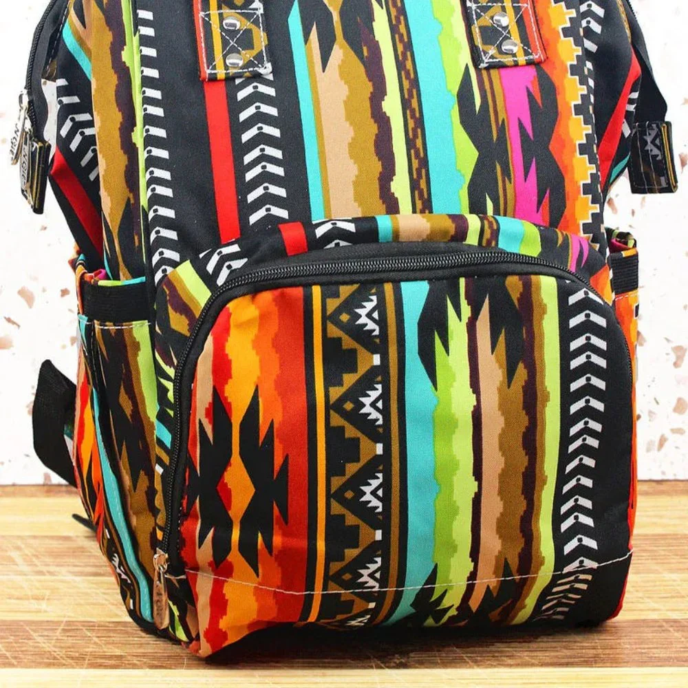 WESTERN SAN JOSE SERAPE DIAPER BAG BACKPACK